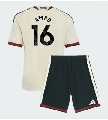 Manchester United Amad Diallo #16 Tredjetrøje Børn 2026-27 Kortærmet (+ Korte bukser)